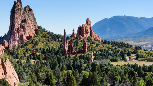 Garden of the Gods in Colorado Springs.