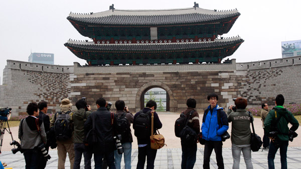 Sungnyemun gate in Seoul, South Korea. (Photo: AP)
