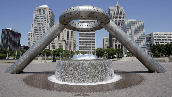 Hart Plaza in Detroit. (Photo: AP)