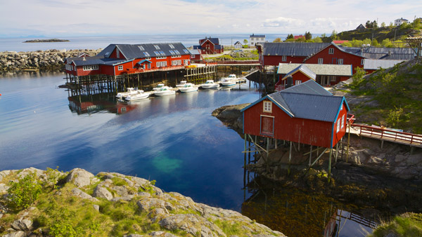 Fishing village in Norway.